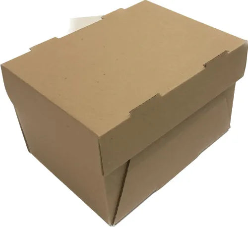 cod: 2929 (100u) CAJA DE CARTÓN MICROCORRUGADO BURGA+PAPAS 100 - medida: 17x13x7