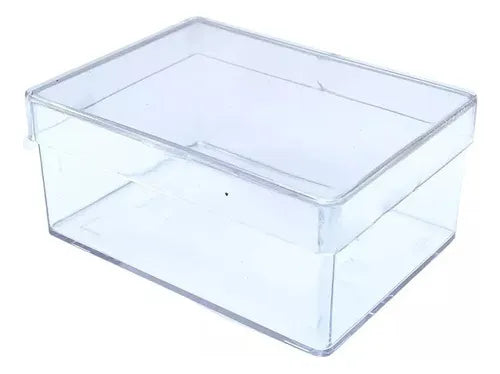 cod: 2502 (10u) CAJA ACRILICO TRANSPARENTE SOUVENIRS CUMPLEAÑOS - medida: 8.5x6.2x3.8