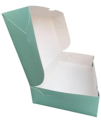 cod: 3569 (10u) CAJA ALFAJORES//GALLETITAS 24,5,5 AGUAMARINA 10D - medida: 24x15x5.5