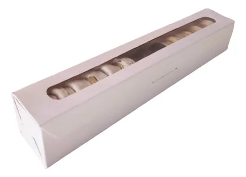 cod: 4141 (10u) CAJA PARA ALFAJORES - MACARRONES - medida: 30x5x5