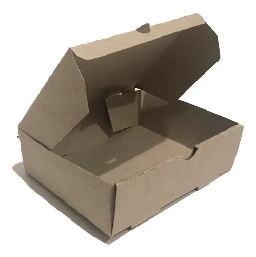 cod: 2854 (100u) CAJA DE HAMBURGUESAS Y PORCIÓN DE PAPAS FRITAS - medida: 15x12.5x4.5