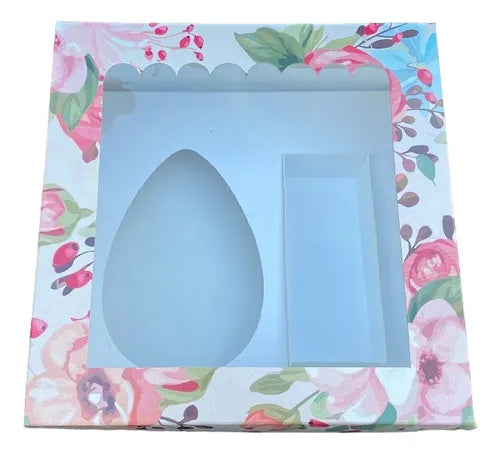 cod: 3068 (10u) CAJA MEDIO HUEVO PASCUA NUMERO 15 CON ZOCALO - medida: 19x19x8