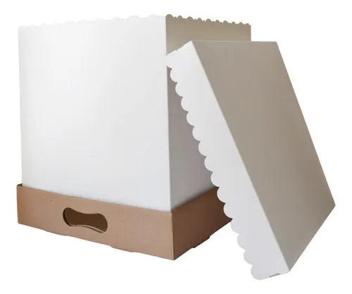 cod: 4480 (10u) CAJA TORTA ALTAS 2 PISOS DRIP CAKE REGALO 10 - medida: 40x30x10