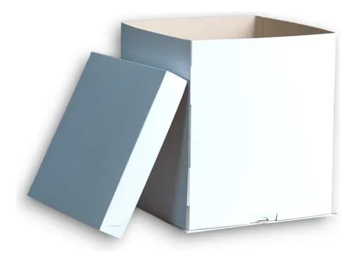 cod: 4062 (15u) CAJA PARA TORTAS ALTAS DRIP U - medida: 30x26x26