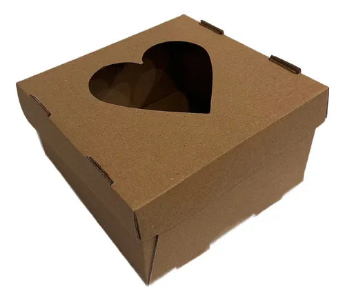 cod: 3102 (100u) CAJA DESAYO CUPCAKE PRENDAS VISOR 100 - medida: 19x19x10