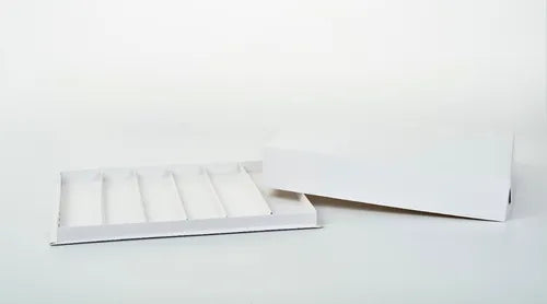 cod: 4358 (50u) CAJA PARA MASAS 1KG C/6 DIV. U CATERING SUSHI - 041B6 - medida: 33.5x25.5x6