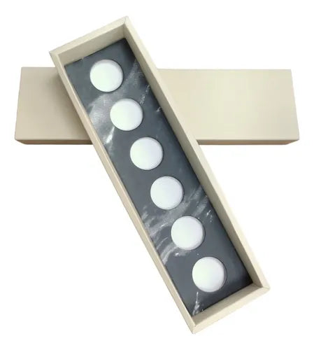 cod: 3799 (50u) CAJA FOSFORERA 6 BOMBONES ALARGADA GRANDE 26,5,4- 066C - medida: 26x6.5x3.4