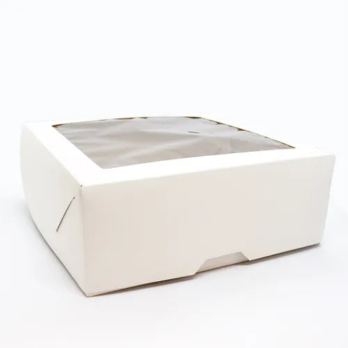 cod: 3343 (10u) CAJAS CON VISOR PARA PORCION DE TORTA - medida: 21x21x8