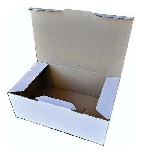 cod: 4655 (100u) CAJA PARA ZAPATOS DE HOMBRE BLANCO 31.5.5 - medida: 315x195x12