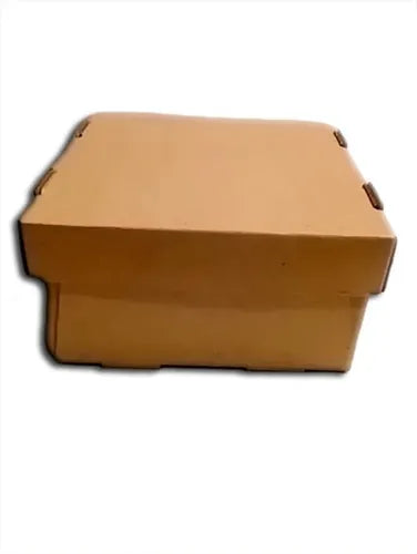 cod: 3946 (10u) CAJA TORTAS PETIT FOUR 28 MARRON O BLANCO - medida: 27x26x10.5