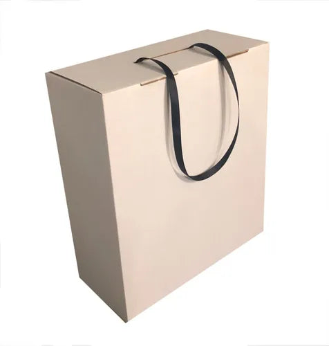 cod: 4286 (10u) CAJA PARA ZAPATOS BLANCO MICROCORRUGAD. DS. - medida: 32x28x13