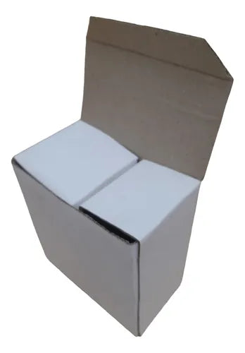 cod: 331 (10u) CAJA 11X6.5X11 REGALO BLANCO CORRUGADO ESTUCHE (10U) COD: 331 - medida: 298x298x298