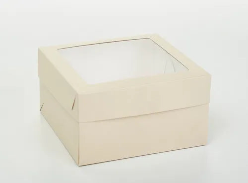 cod: 3012 (100u) CAJA VISOR PVC DESAYO TORTA POSTRE - 052 - medida: 18x18x6.5