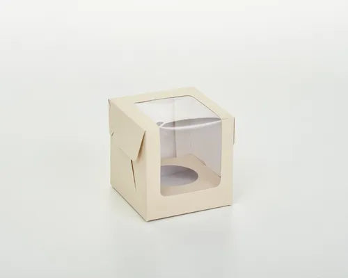 cod: 2539 (25u) CAJA 1 CUPCAKE CON CA VISOR PVC U - medida: 10x10x5