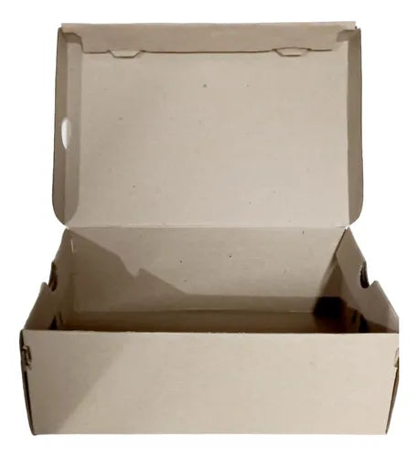 cod: 4352 (50u) CAJAS PARA ZAPATOS DE HOMBRE  COLOR MARRON - medida: 33x22x12
