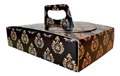 cod: 2693 (100u) CAJA PARA BOMBONES 1/4 CUARTO KILO - IMPRESA - medida: 12x10x4