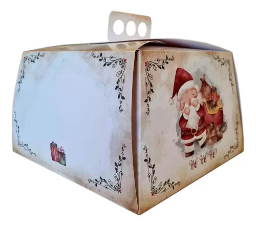 cod: 3624 (25u) CAJA PARA TORTA  - IMPRESA - medida: 25x25x10