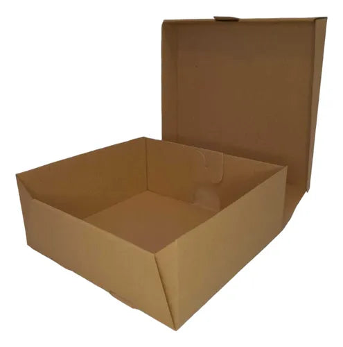 cod: 029 (10u) CAJA TORTA APILABLE KR CORRUGADO  AUT 27x26x11 - medida: 27x26x11