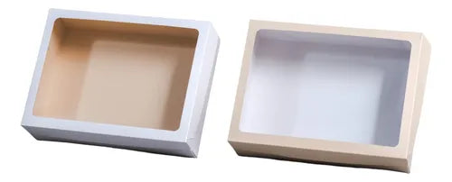 cod: 4386 (100u) CAJA XG 34,5 VISOR U DESAYO PVC ACETATO 054 - medida: 34.5x26x10