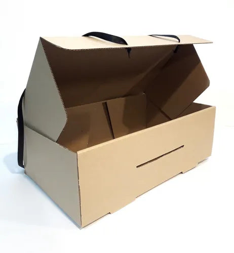 cod: 4401 (10u) CAJA ENVIOS ZAPATO, ROPA, REGALOS SIN CINTA - medida: 35x21x12