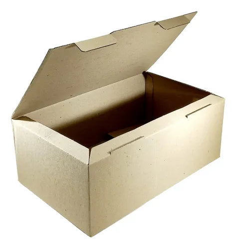 cod: 4254 (100u) CAJA PARA ZAPATOS 100   COLOR MARRÓN - medida: 31x19x12