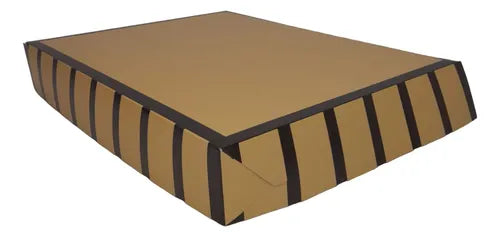 cod: 031 (10u) CAJA 32X25X5 DONNUTS CROISSANTSAUTOARMABLE (10U) COD:031 - medida: 32x25x4