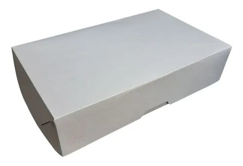 cod: 3443 (5u) CAJA BLANCA ALFAJORES EMPRENDIMIENTO 5   22,5 E - medida: 22x17x5.5