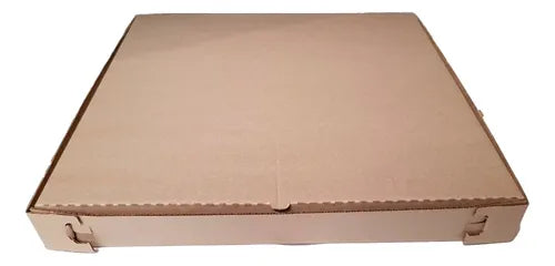 cod: 4269 (100u) CAJAS PIZZA MICRO MARRÓN ESTÁNDAR GRANDE  PAQ - medida: 32x32x4