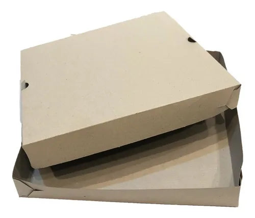 cod: 2323 (100u) CAJAS PIZZA CARTÓN GRANDE LISA INTERMEDIA  GRANDE EG - medida: 0x0x0