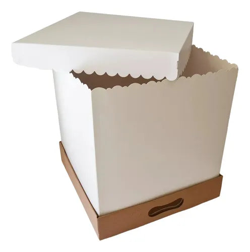 cod: 3643 (5u) CAJAS PARA TORTAS ALTAS, DRIPCAKES, - medida: 25x25x12