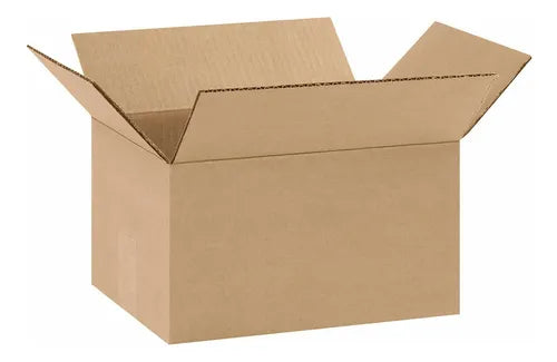 cod: 4606 (10u) CAJAS DE EMBALAJE  MUDANZA CAJA CARTON REFORZADA  MARRÓN CLARO - medida: 50x40x40