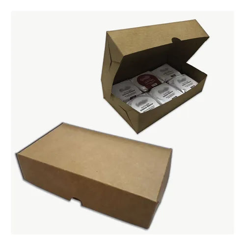 cod: 3272 (50u) CAJAS PARA ALFAJORES KRAFT     CHICAS 20 - medida: 20x12x5