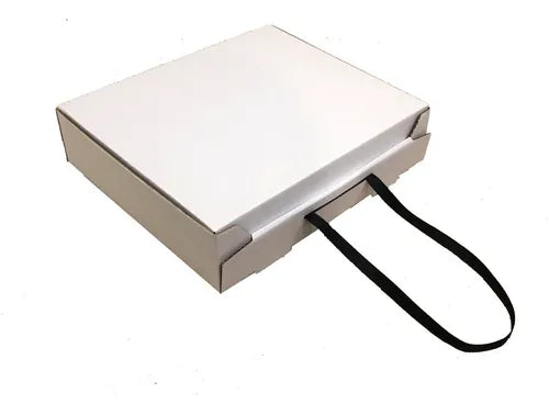 cod: 3723 (25u) CAJA ENVIOS, ROPA, REGALOS SIN CINTA BLANCO - medida: 25x22x5
