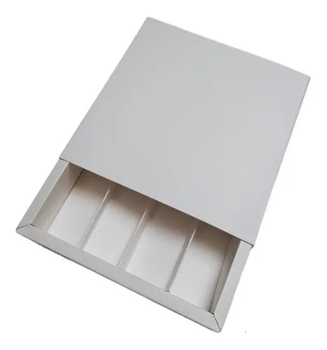 cod: 2702 (10u) CAJA CAJONERA PARA 16 BOMBONES  10 D - medida: 12x12x5