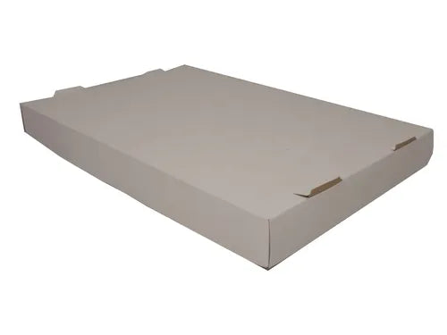 cod: 076 (10u) CAJA 27X18X3 REGALOS BLANCO CARTON Base y Tapa (10U) COD: 076 - medida: 27x18x3