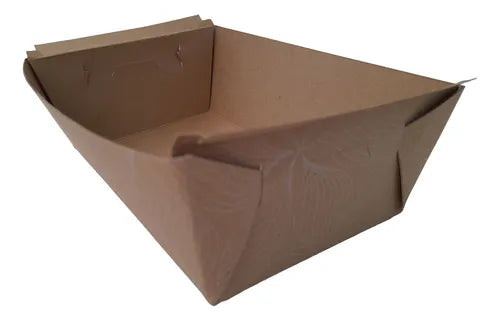 cod: 252 (10u) POTE 20X12X7.5 PANERA KRAFT CARTON AUTOARMABLE (10U) COD: 252 - medida: 20x12x7.5