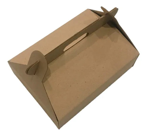 cod: 3925 (100u) CAJAS PARA DELIVERY DE HAMBURGUESAS, PAPAS, ETC - medida: 27x19x3.5