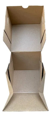 cod: 2703 (25u) CAJA  MICROCORRUGADO MINI TORTA APERTURA FRONTAL - medida: 12x12x5