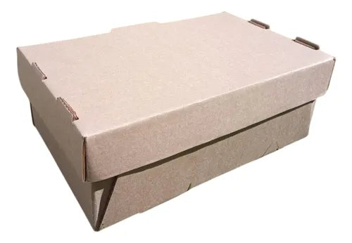 cod: 3544 (50u) CAJA PARA HAMBURGUESA  CARTON MICROCORRUGADO - medida: 23x15x11