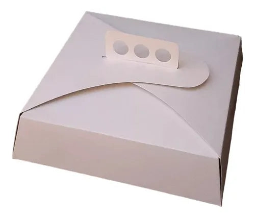 cod: 3890 (10u) CAJA PORTA TORTA  POR 10 - medida: 27x27x10