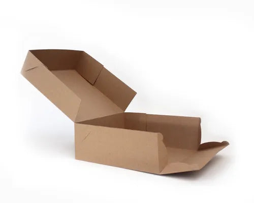 cod: 3615 (10u) CAJA TORTA 24  KRAFT O BLANCO PETIT FOUR ENVIOS - medida: 24x24x12