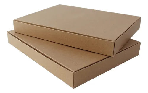 cod: 4300 (100u) CAJA PARA ROPA  CARTULINA BLANCA O KRAFT - medida: 32x25x5