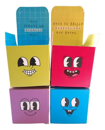 cod: 2477 (12u) CAJA CUBO COLOR SURTIDOS 6  SOUVENIR CHOCOLATE - medida: 6x6x6
