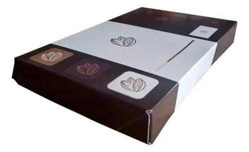 cod: 3327 (100u) CAJA PARA 6 ALFAJORES - IMPRESA - medida: 21x13.5x3