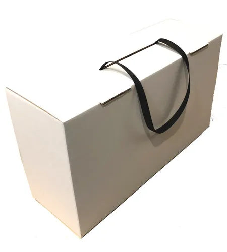 cod: 4405 (50u) CAJA ENVIOS ZAPATO, ROPA, BLANCO/M SIN CINTA - medida: 35x21x12