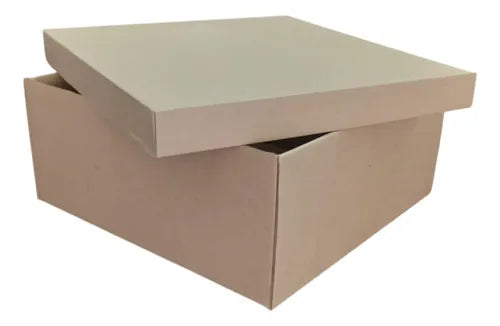 cod: 4006 (50u) CAJA PARA BOTINETA/BOTA COLOR MARRÓN  50 - medida: 28x28x10