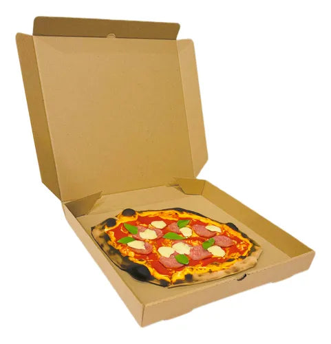 cod: 4338 (100u) CAJAS DE PIZZA MICROCORRUGADAS M/M  100 33 X MAYOR - medida: 33x33x4