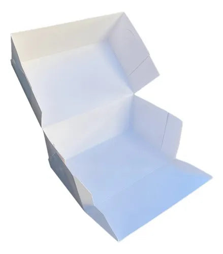 cod: 3448 (10u) CAJAS  APERTURA FRONTAL 2 PORCIONES DE TORTA - medida: 22x14x5