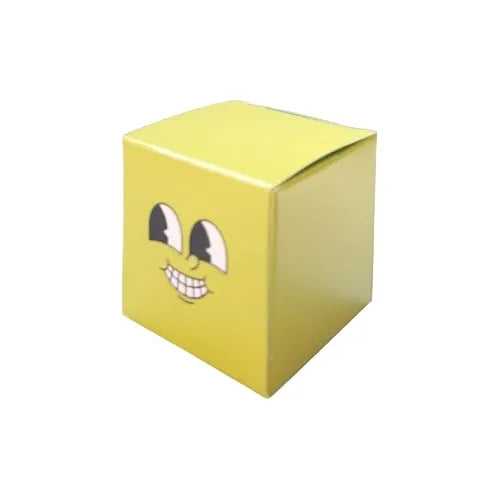 cod: 2480 (10u) CAJA CUBO COLOR VERDE MANZANA 6  SOUVENIR CHOCOLATE - medida: 6x6x6