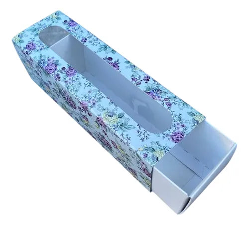 cod: 2899 (5u) CAJA  ESTAMPADA GALLETITAS CHOCOLATES ALFAJORES - medida: 16x5x5